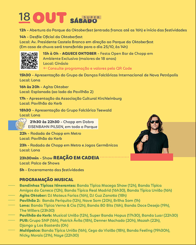 Programação 35ª Oktoberfest